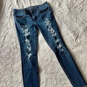 AE Ripped Skinny Jeggings